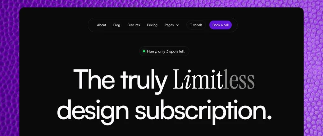 Vulture Studios website showcase