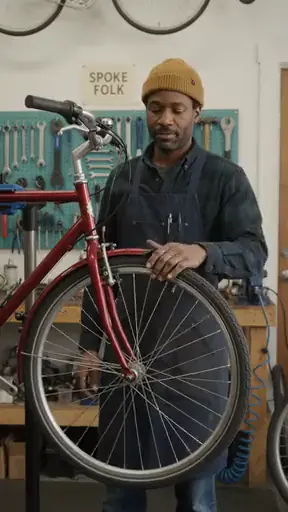 Spoke Folk: Your commute deserves this. AI-generated ad.